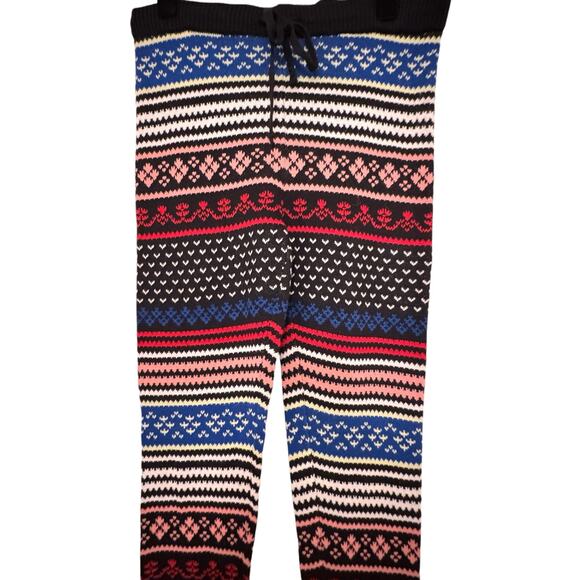 2/$30 American Eagle Super Hi Rise Sweater Leggings M Fair Isle BEEHIVESALE230 - Picture 4 of 7